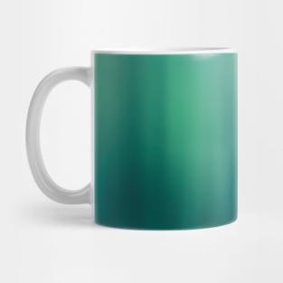 Aurora borealis abstract northern lights teal green Mug